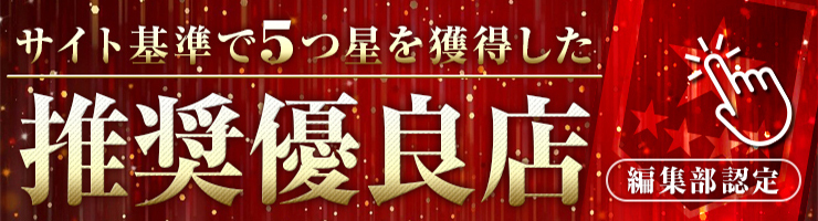 編集部認定 サイト基準で5つ星を獲得した推奨優良店一覧