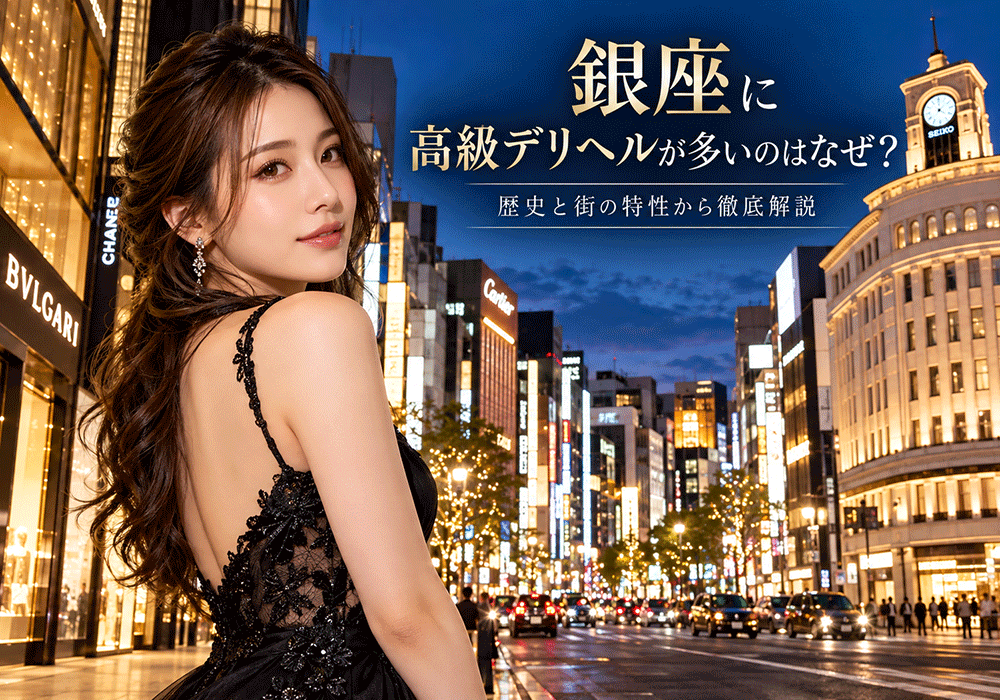 銀座に高級デリヘルが多いのはなぜ?歴史と街の特性から徹底解説