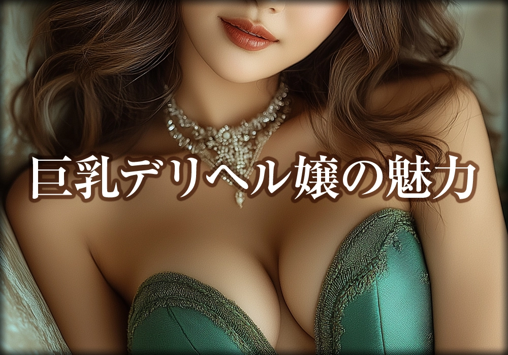 巨乳デリヘル嬢の魅力