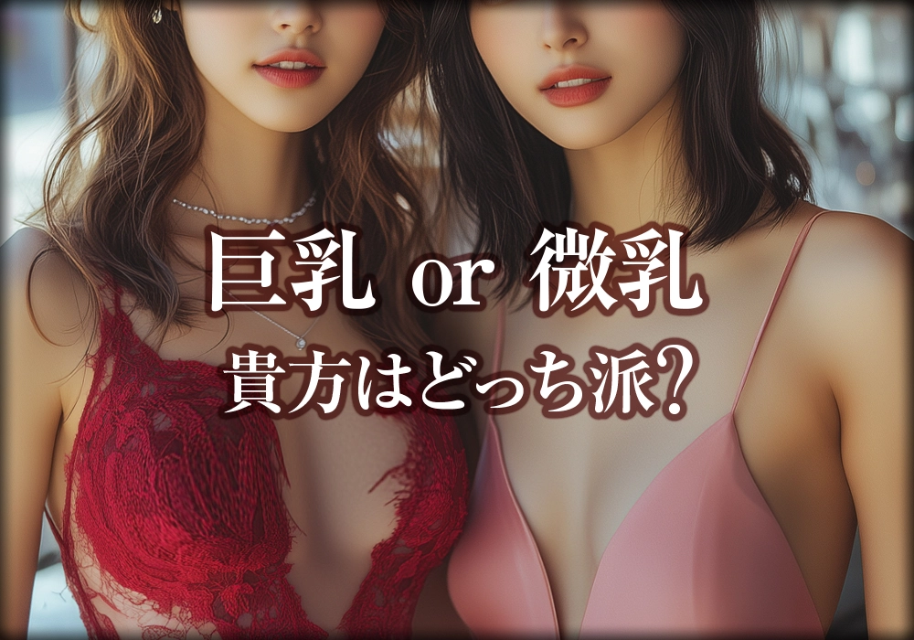 巨乳or微乳｜貴方はどっち派?