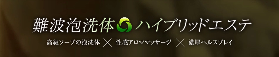 難波泡洗体ハイブリッドエステ